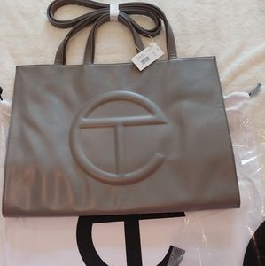 Large grey shopper / tote bag